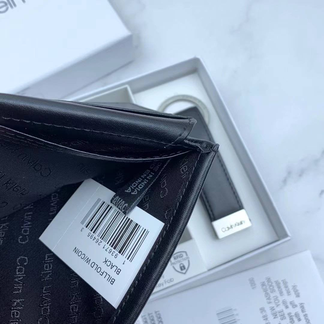 Calvin Klein wallet + Keychain"Mirror Original"