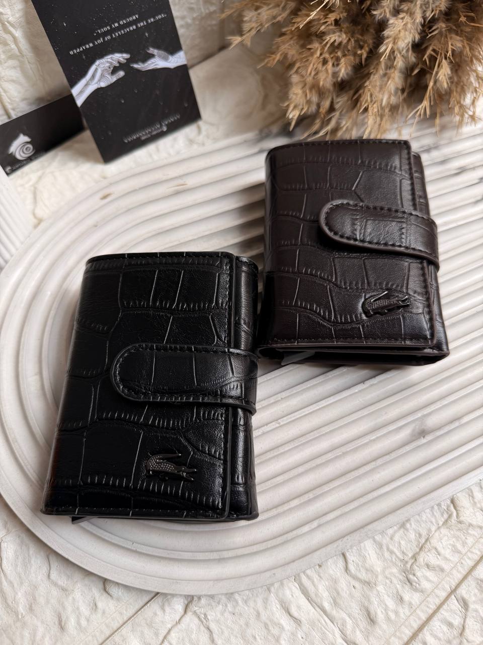 Lacoste Men's Slim Wallet & Card Holder