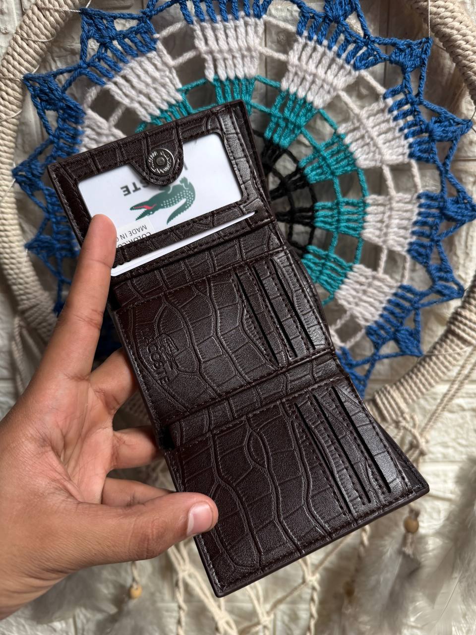 Lacoste Men's Slim Wallet