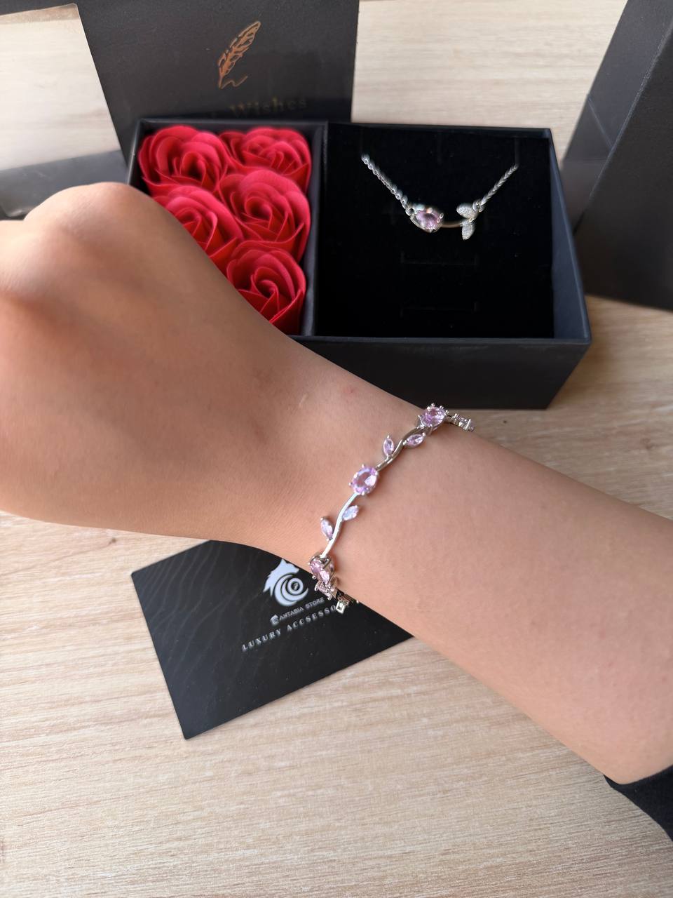 Tulip Set " Necklace+Bracelet"