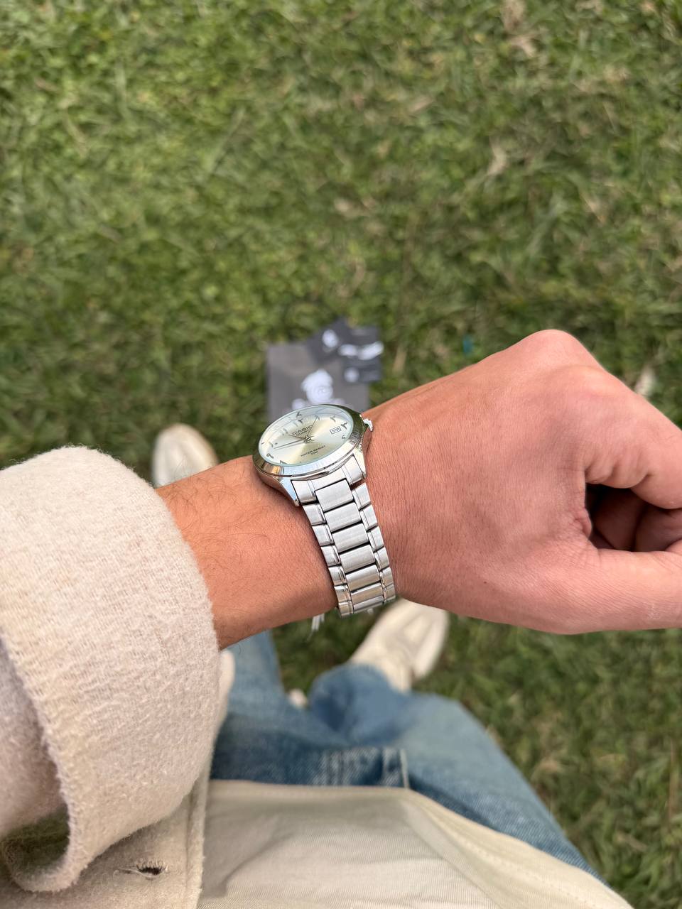 Arabic Casio Watch"All silver"
