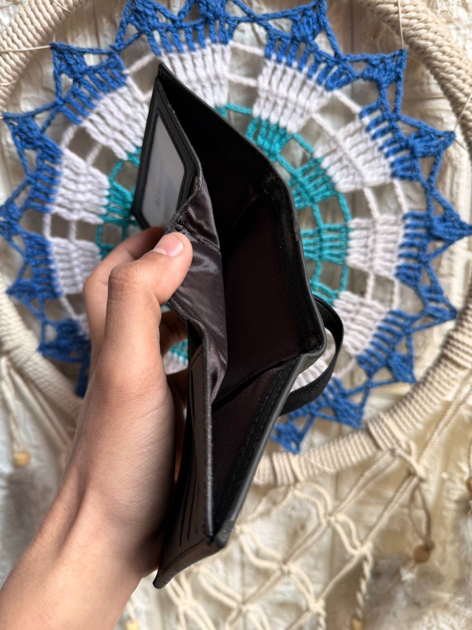 green lacoste wallet
