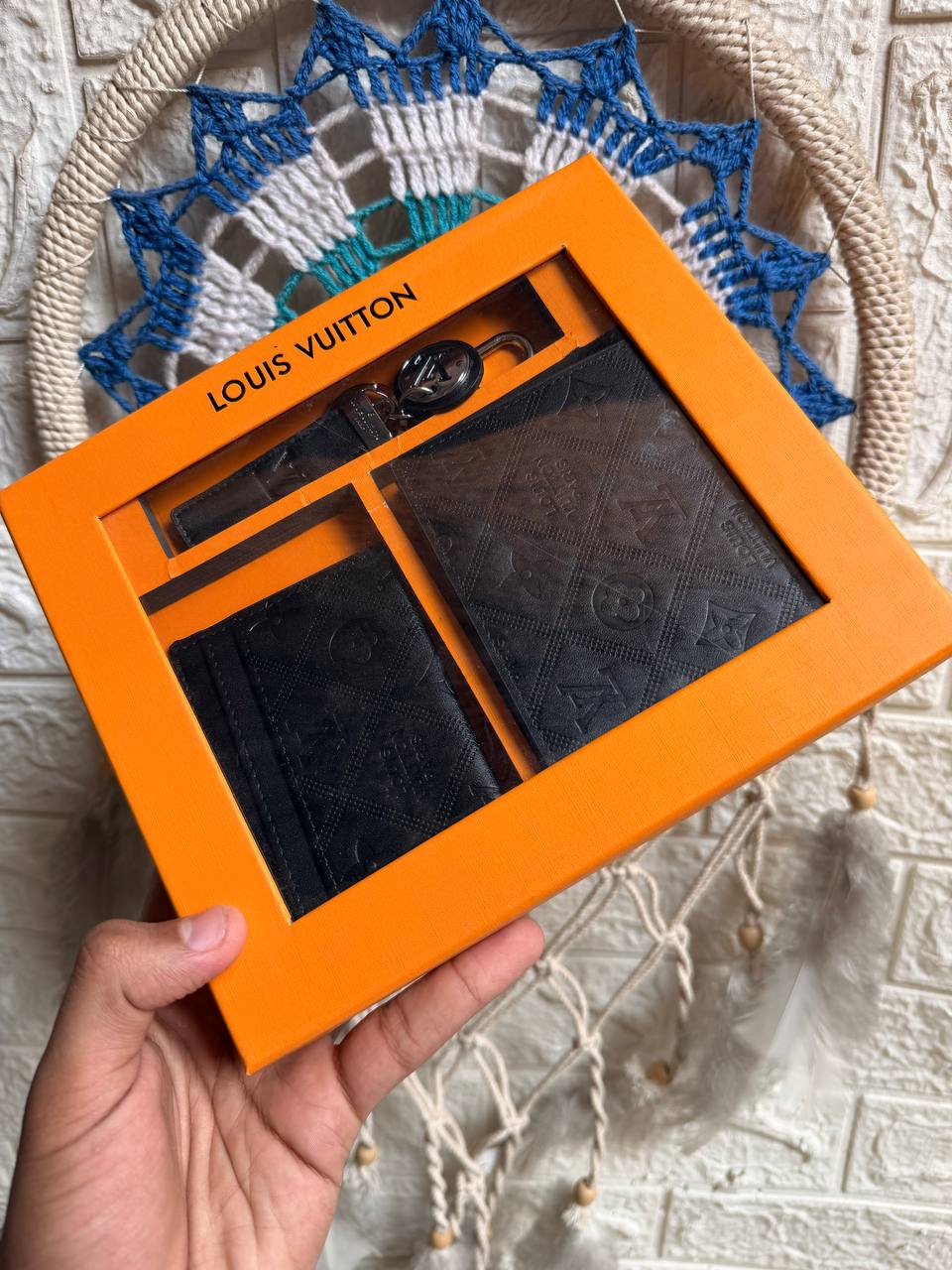 Premium L-V Leather Gift Box 6