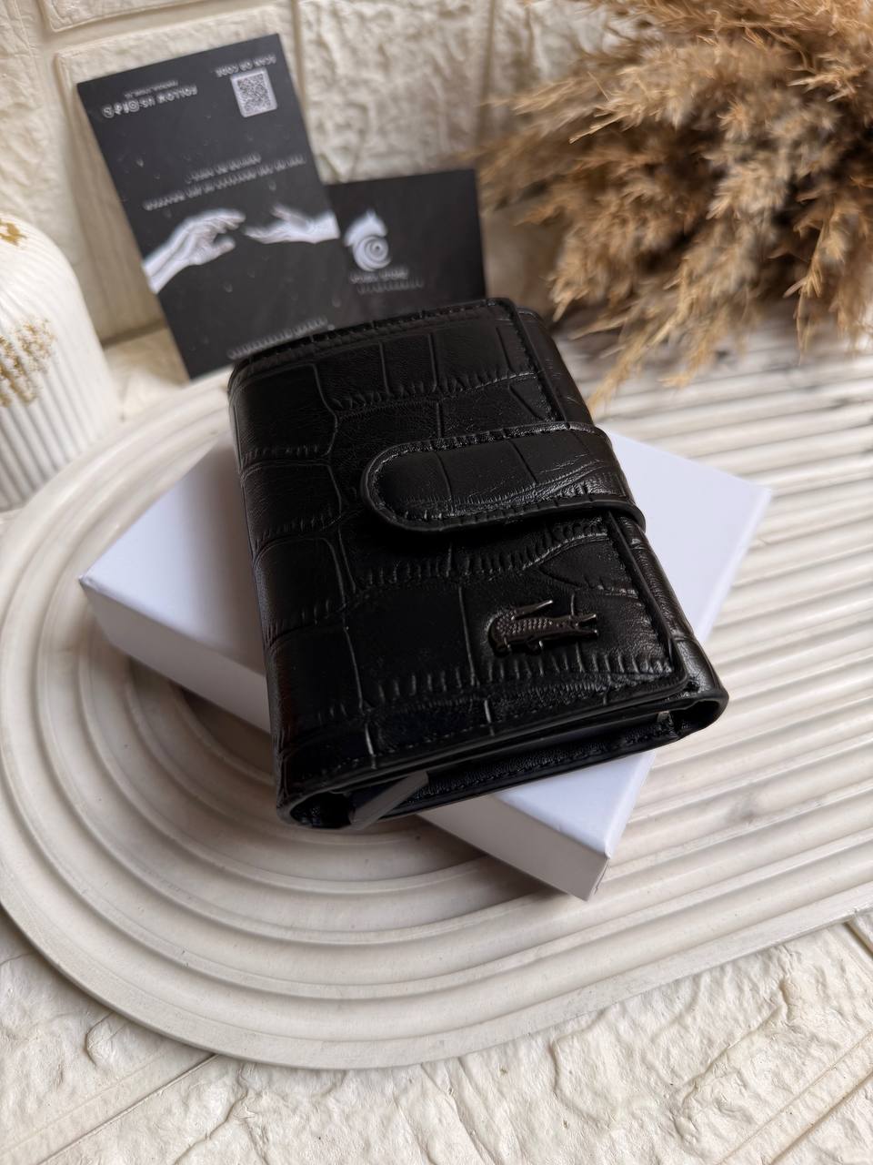 Lacoste Men's Slim Wallet & Card Holder