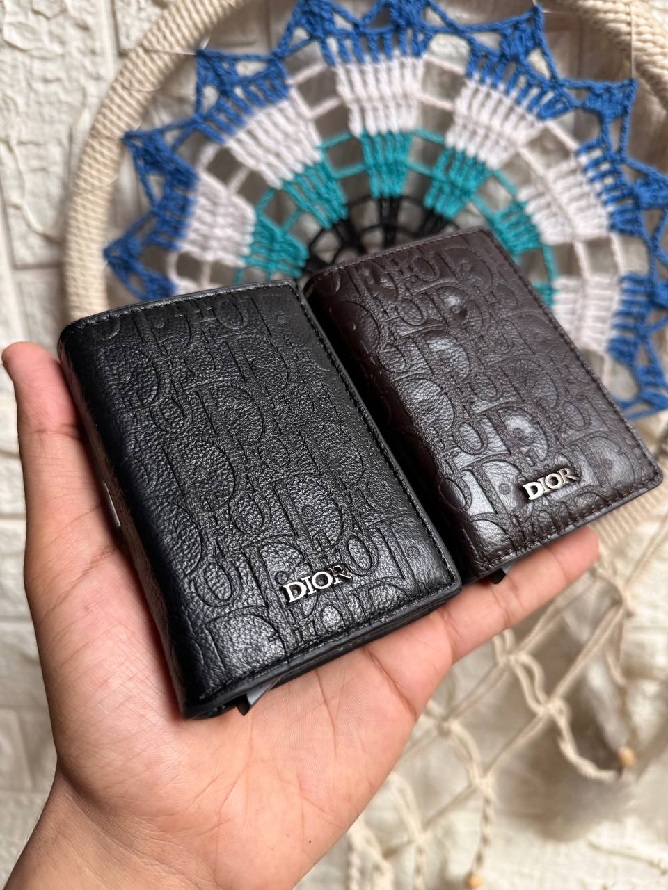 Dior Men's Slim Wallet & Card Holder