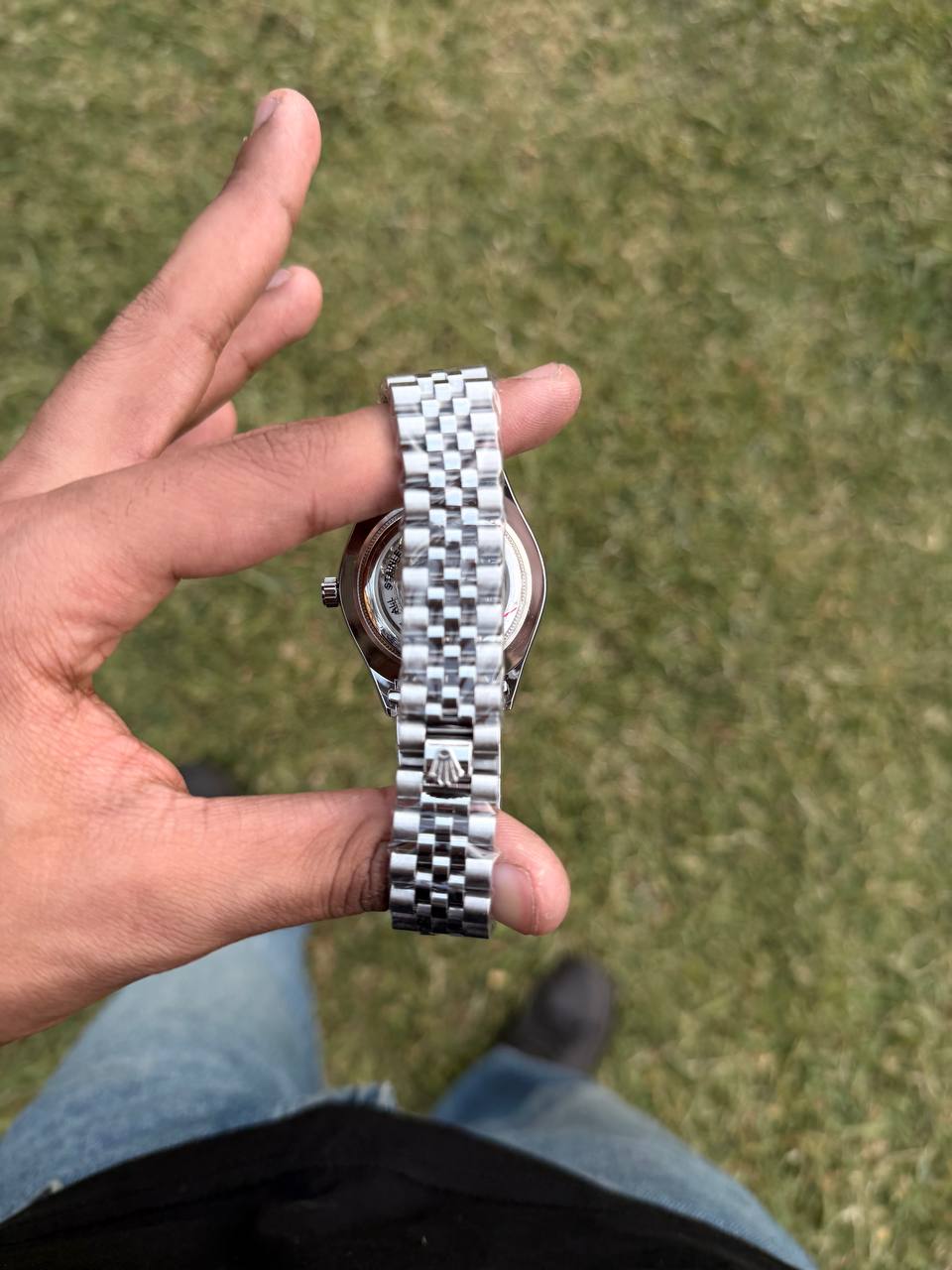 Rolex Watch Transparent Case Back