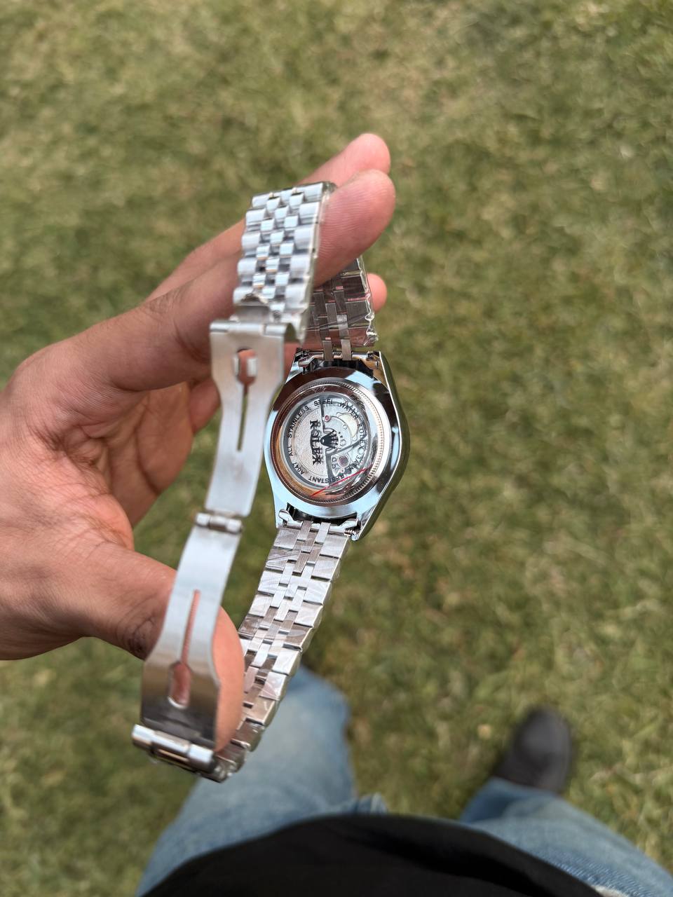 Rolex Watch Transparent Case Back