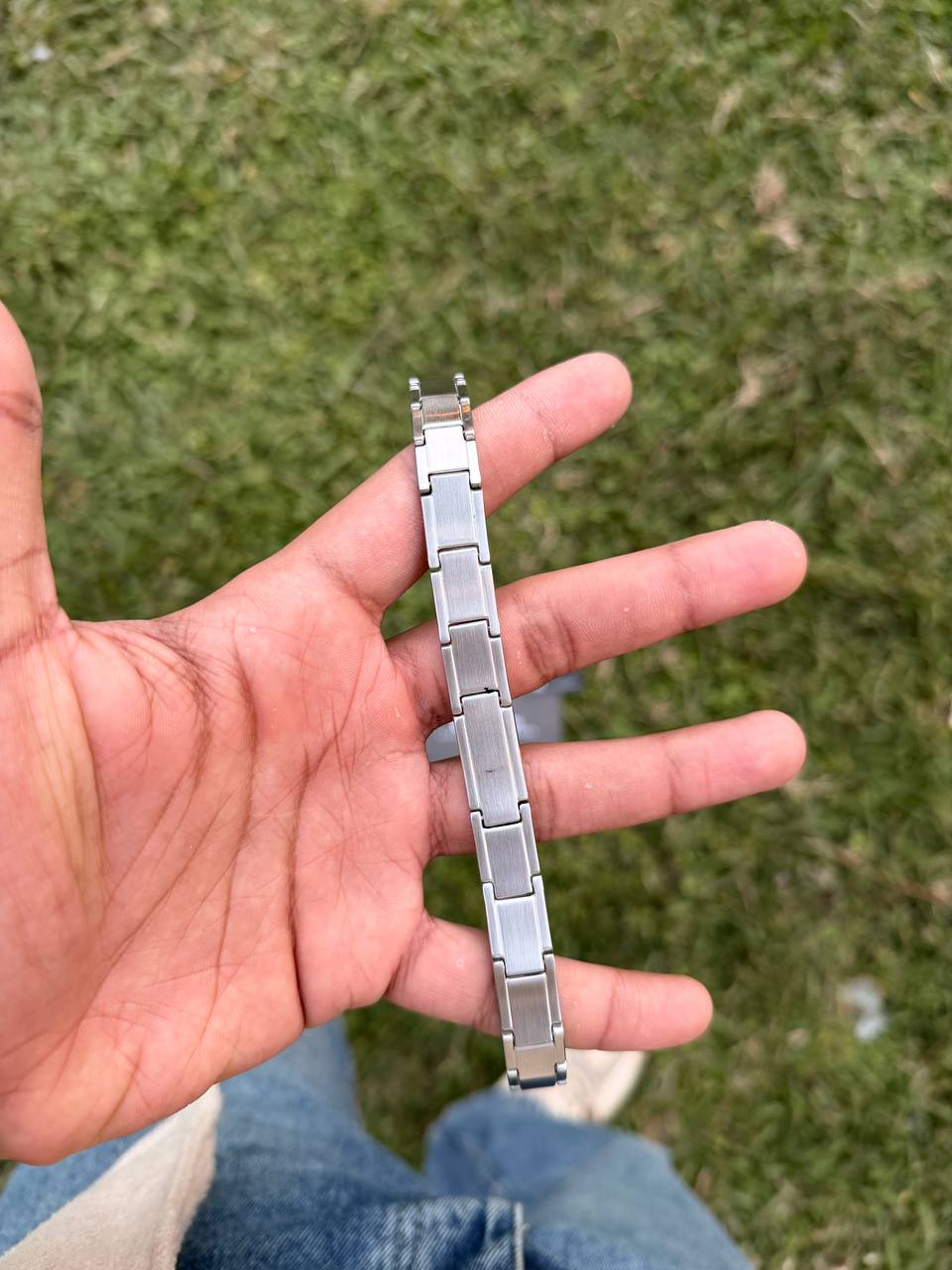 Silver-Blue Lacoste
