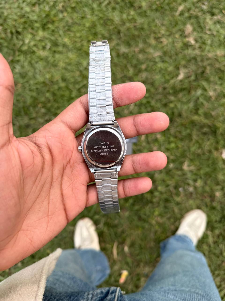 Casio Silver-liqht green