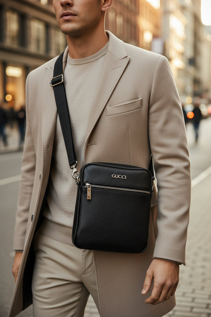 Men’s Crossbody Bag – Gucci Style