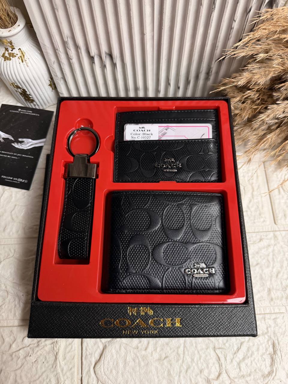 Premium Black Coach Gift Box