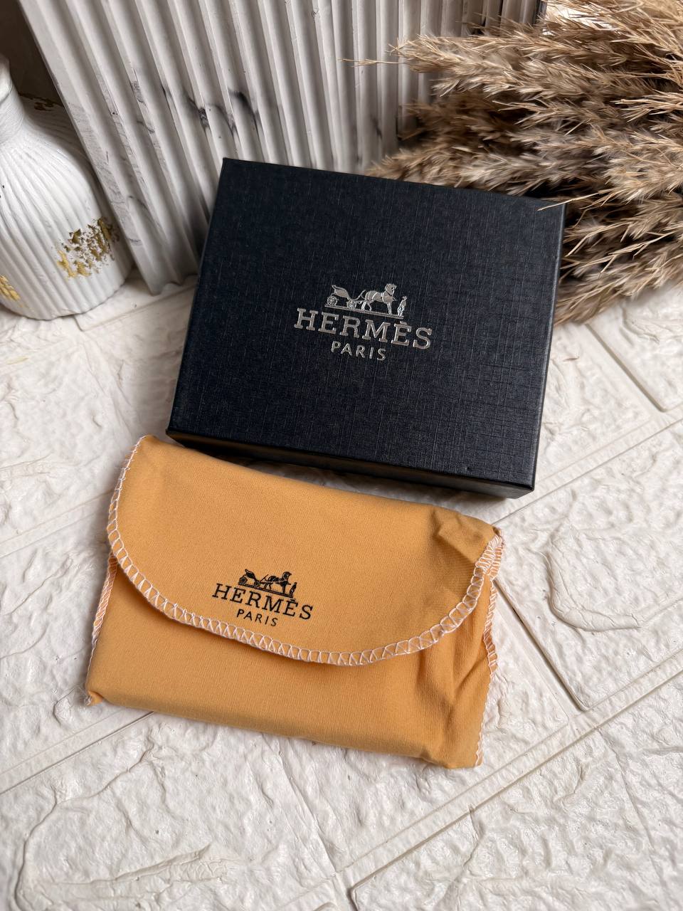 Hermes Black Wallet