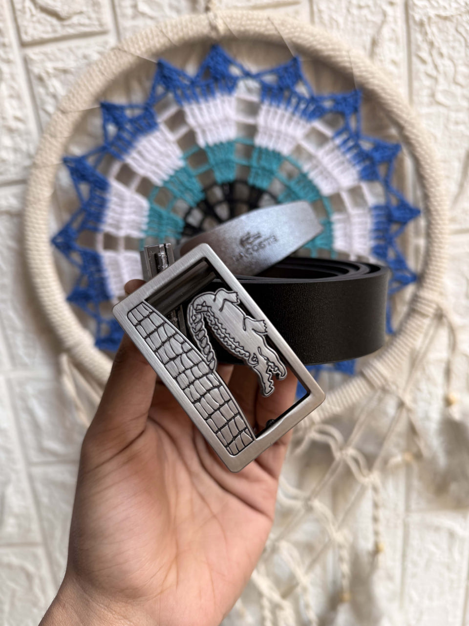 Lacoste Double-Face Leather Belt