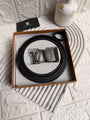 L-V Double-Face Leather Belt