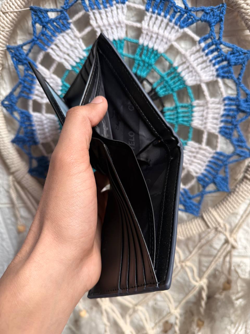 Blue Lacoste Wallet 