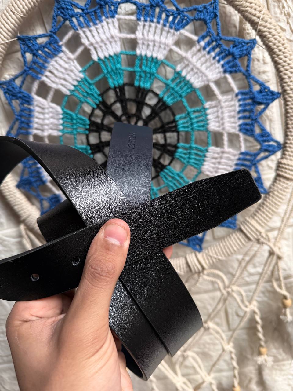 Coach Double-Face Leather Belt 2
