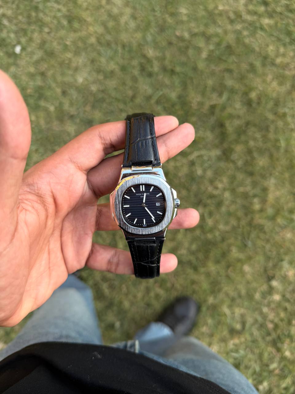 patek philippe leather