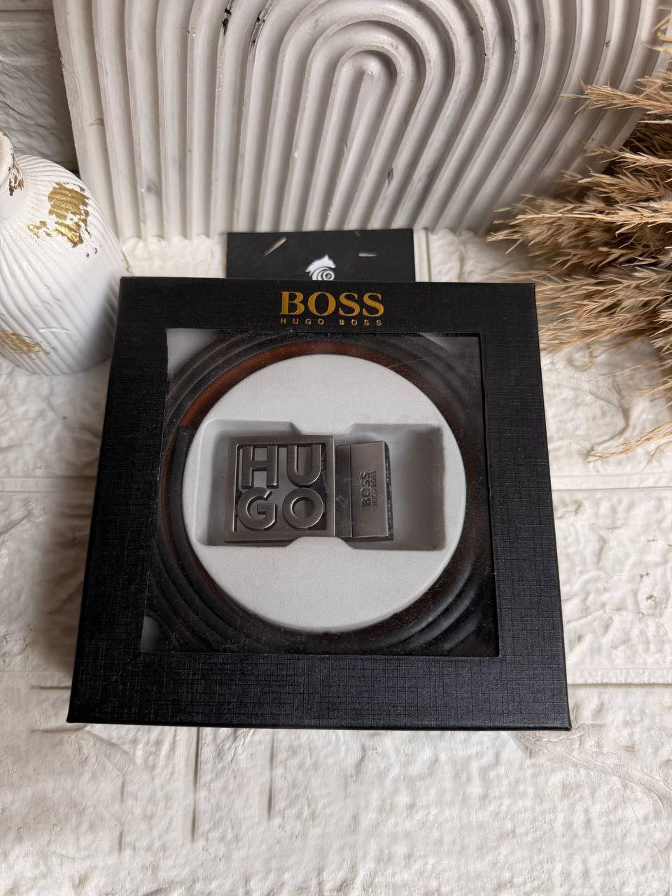 Hugo Boss Double-Face Leather Belt