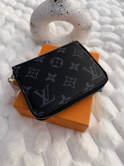 Black L-V Woman Wallet