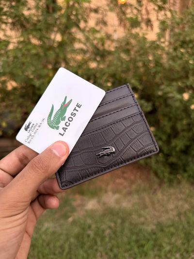 Brown Lacoste Cardholder