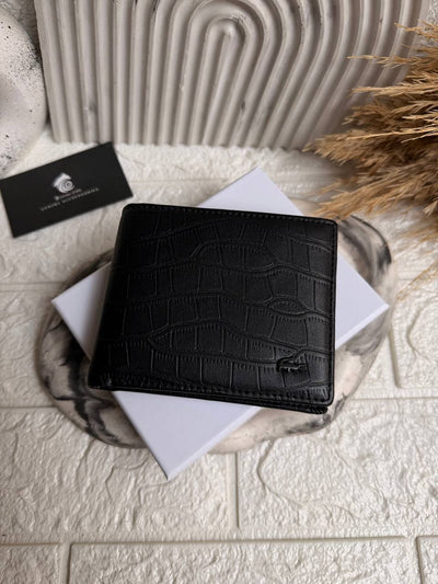 Black Lacoste wallet “ Mirror original “
