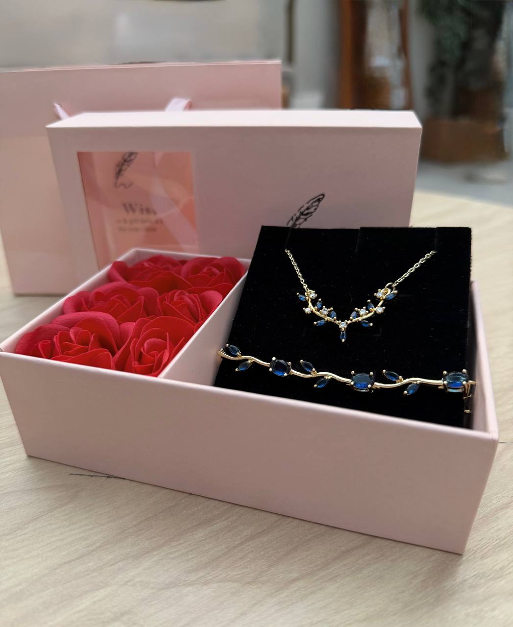 Royal Leaves Set "Necklace+Bracelet"