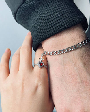 Ring-Bracelets For Couples