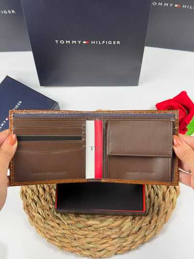 Tommy Hilfiger wallet "Mirror Original" BROWN