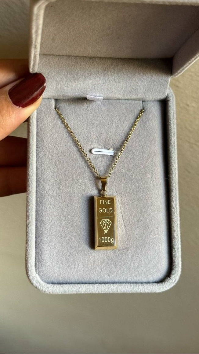 Gold Bullion Necklace