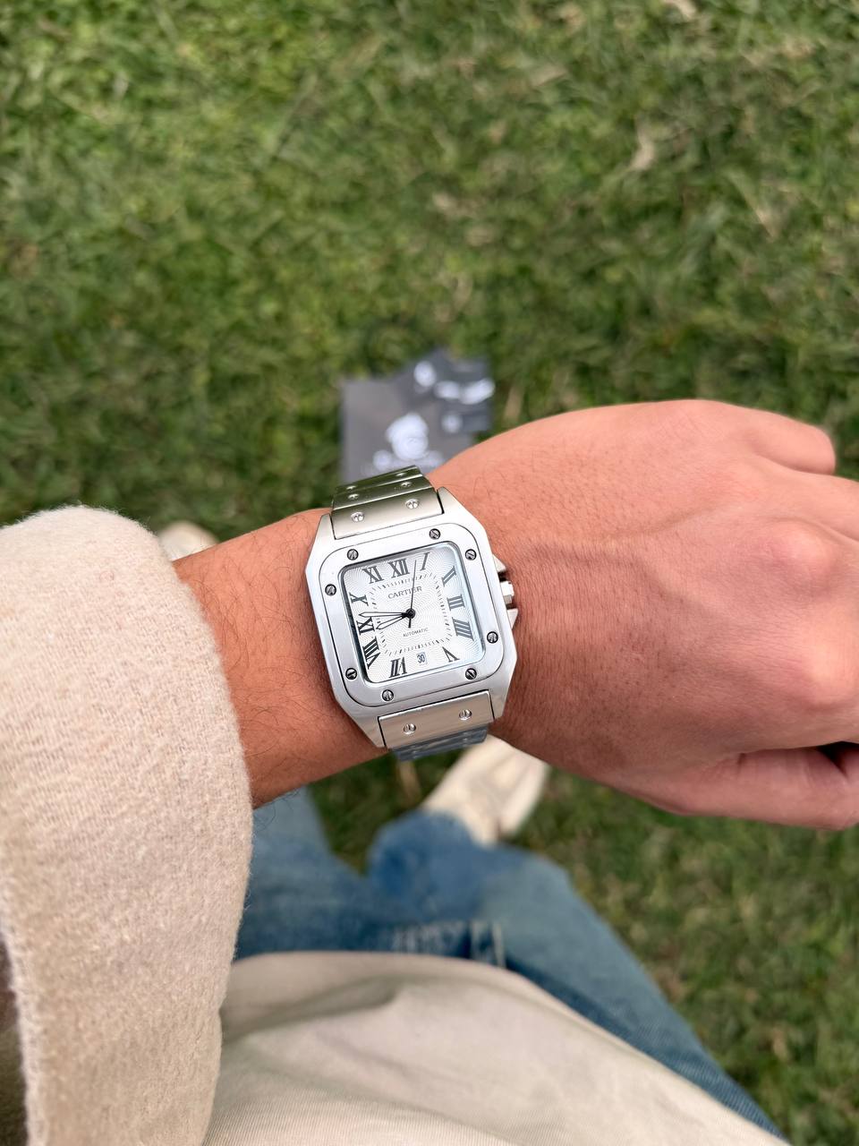 Wide Silver Cartir Metal