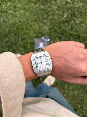 Wide Silver Cartir Metal