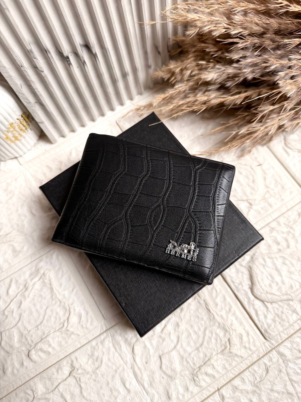 Hermes Black Wallet