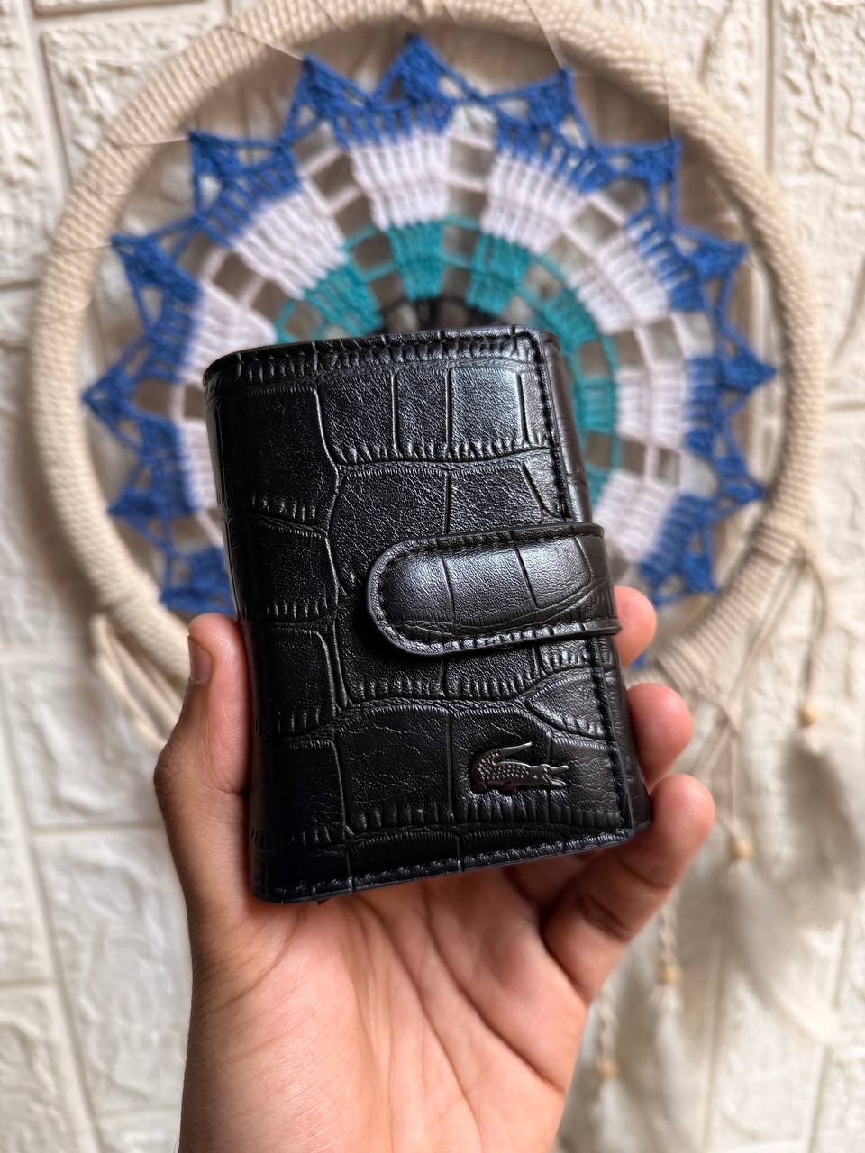 Lacoste Men's Slim Wallet & Card Holder