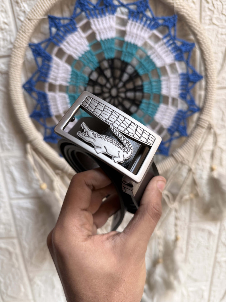 Lacoste Double-Face Leather Belt