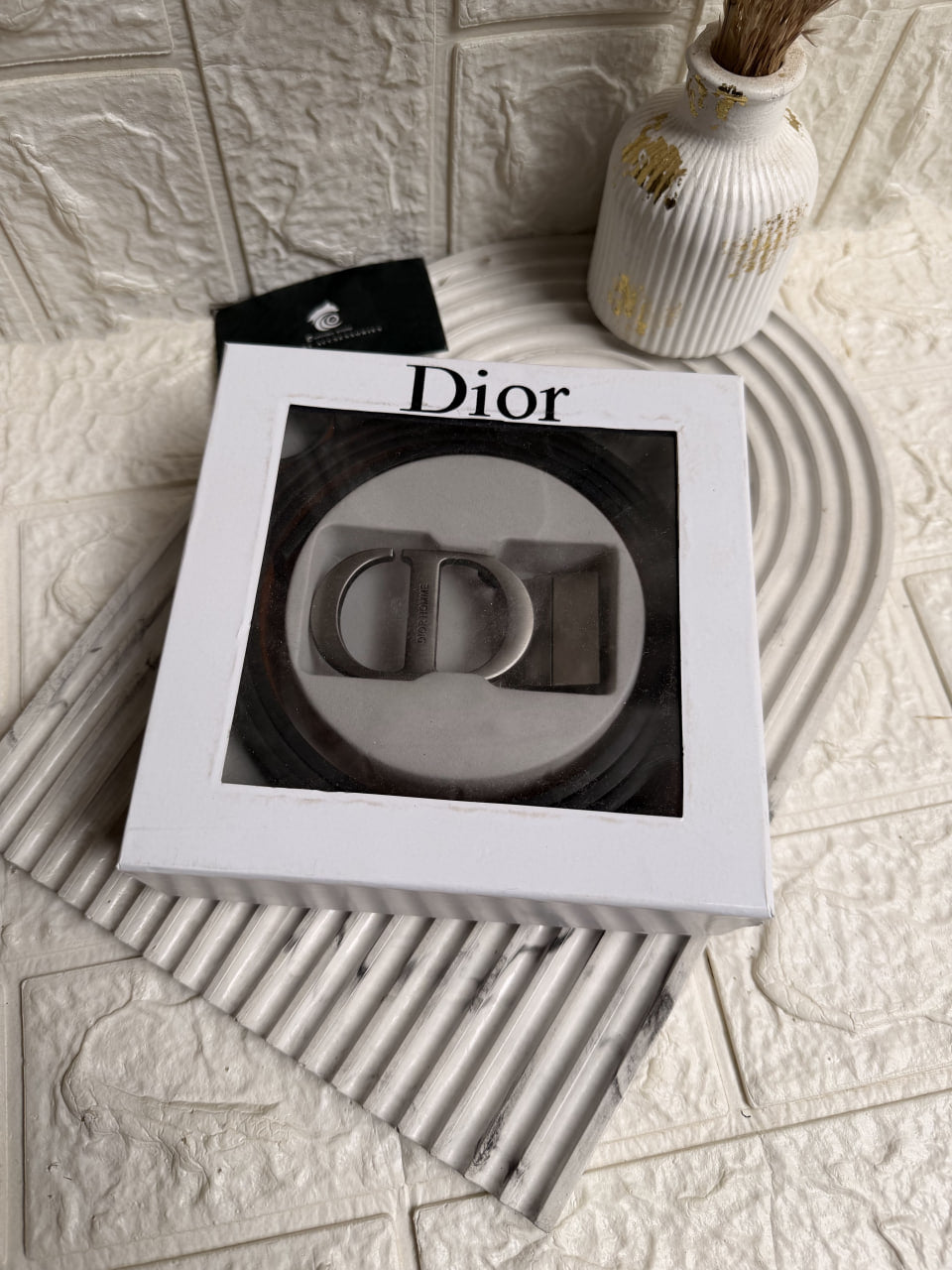 Christian Dior Double-Face Leather Belt
