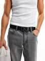 C-K Double-Face Leather Belt