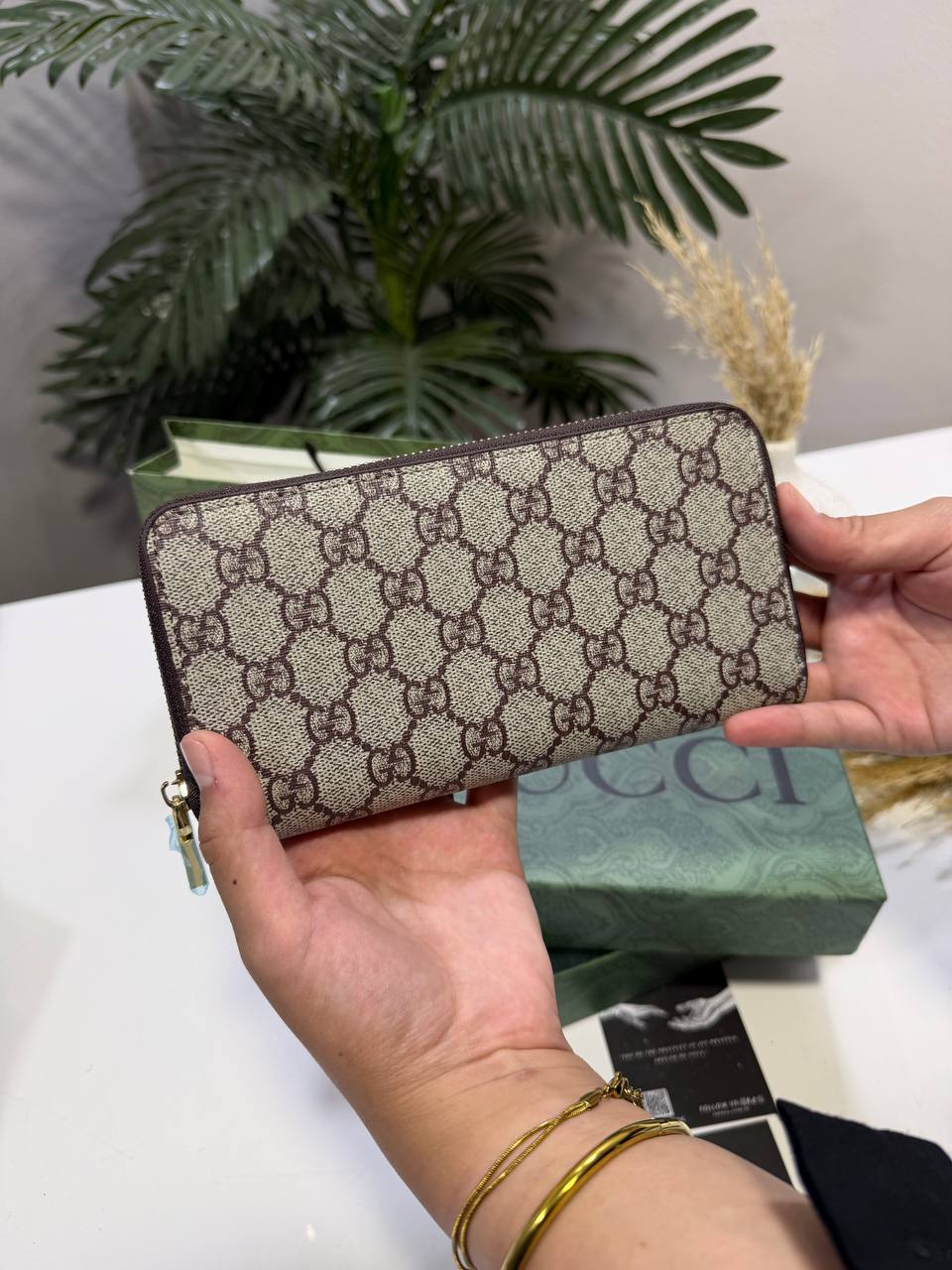Brown Large Gucci Pattern