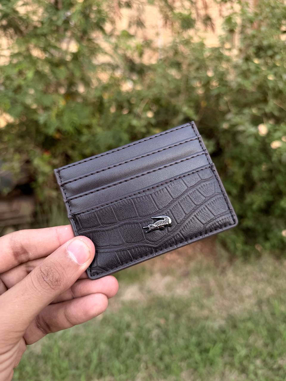 Brown Lacoste Cardholder