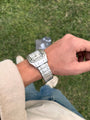 Wide Silver Cartir Metal