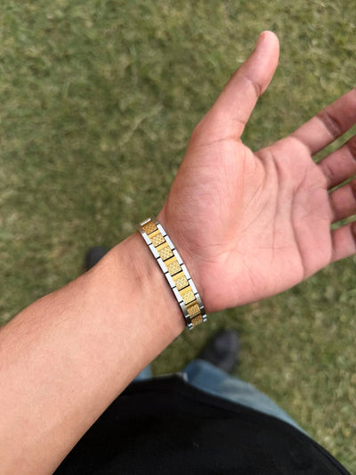 Silver-gold Lacoste Original Shape