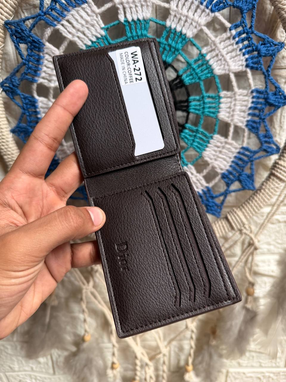 Minimal Dior wallet