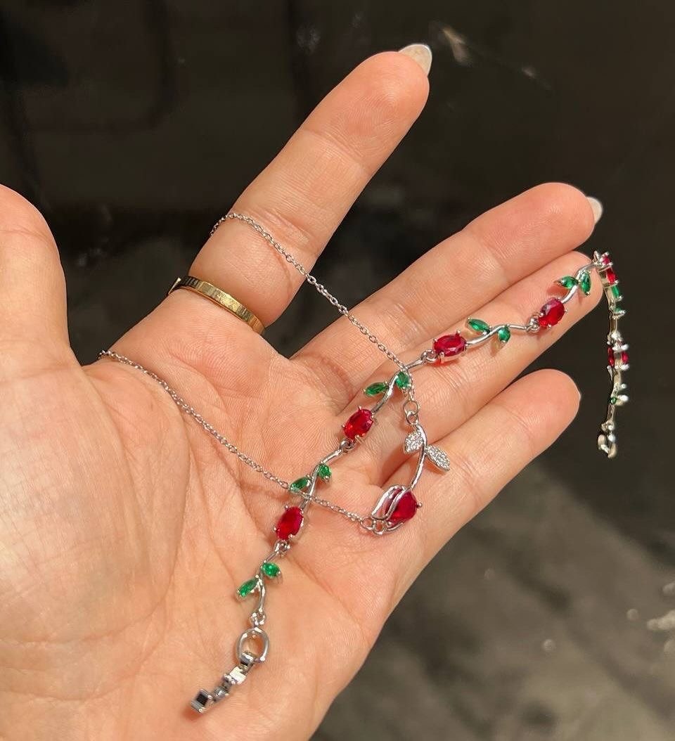 Tulip Set " Necklace+Bracelet"