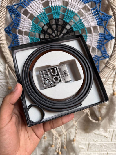 Hugo Boss Double-Face Leather Belt