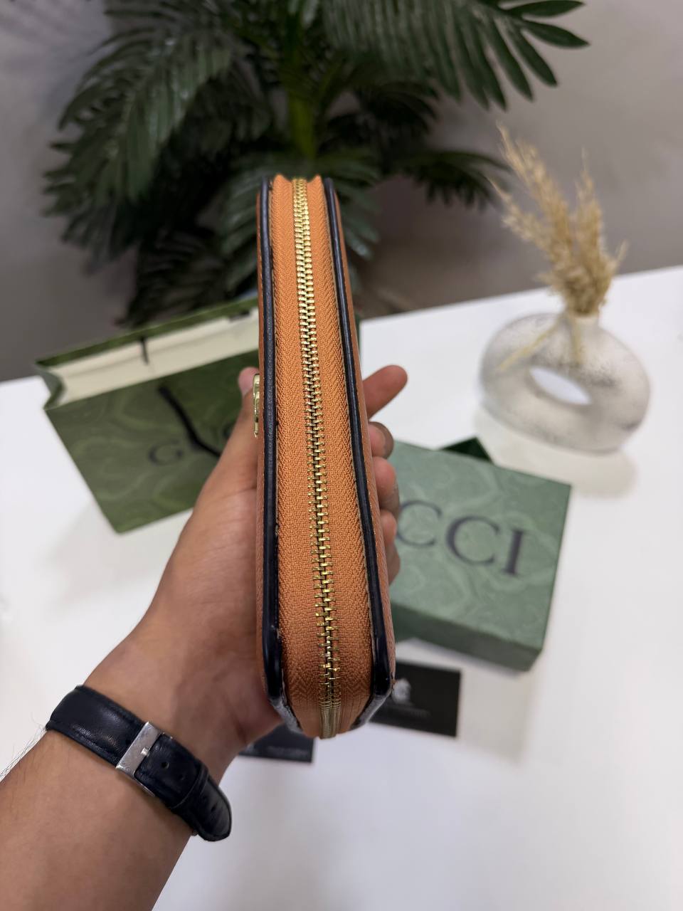 Gucci Doraemon Long Zip Wallet