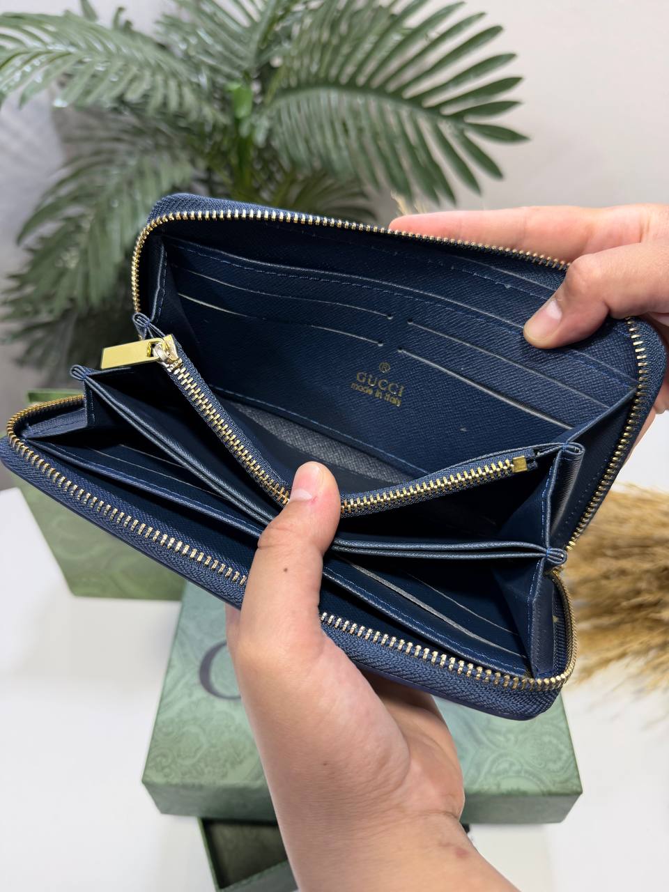 Blue Large Gucci Pattern