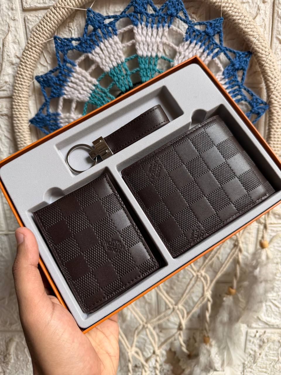 Premium L-V Leather Gift Box 10