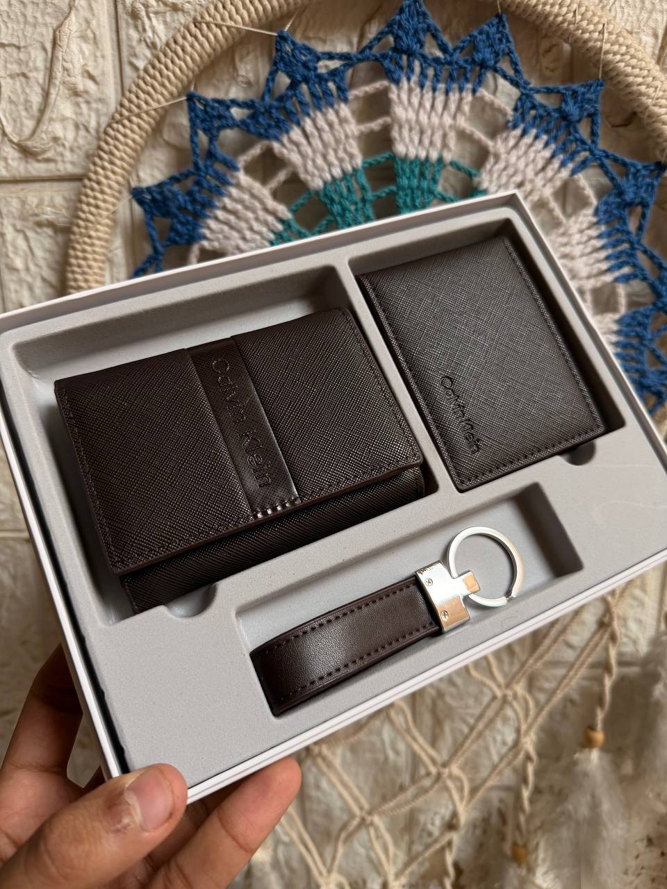 Premium calvin klein Leather Gift Box 10