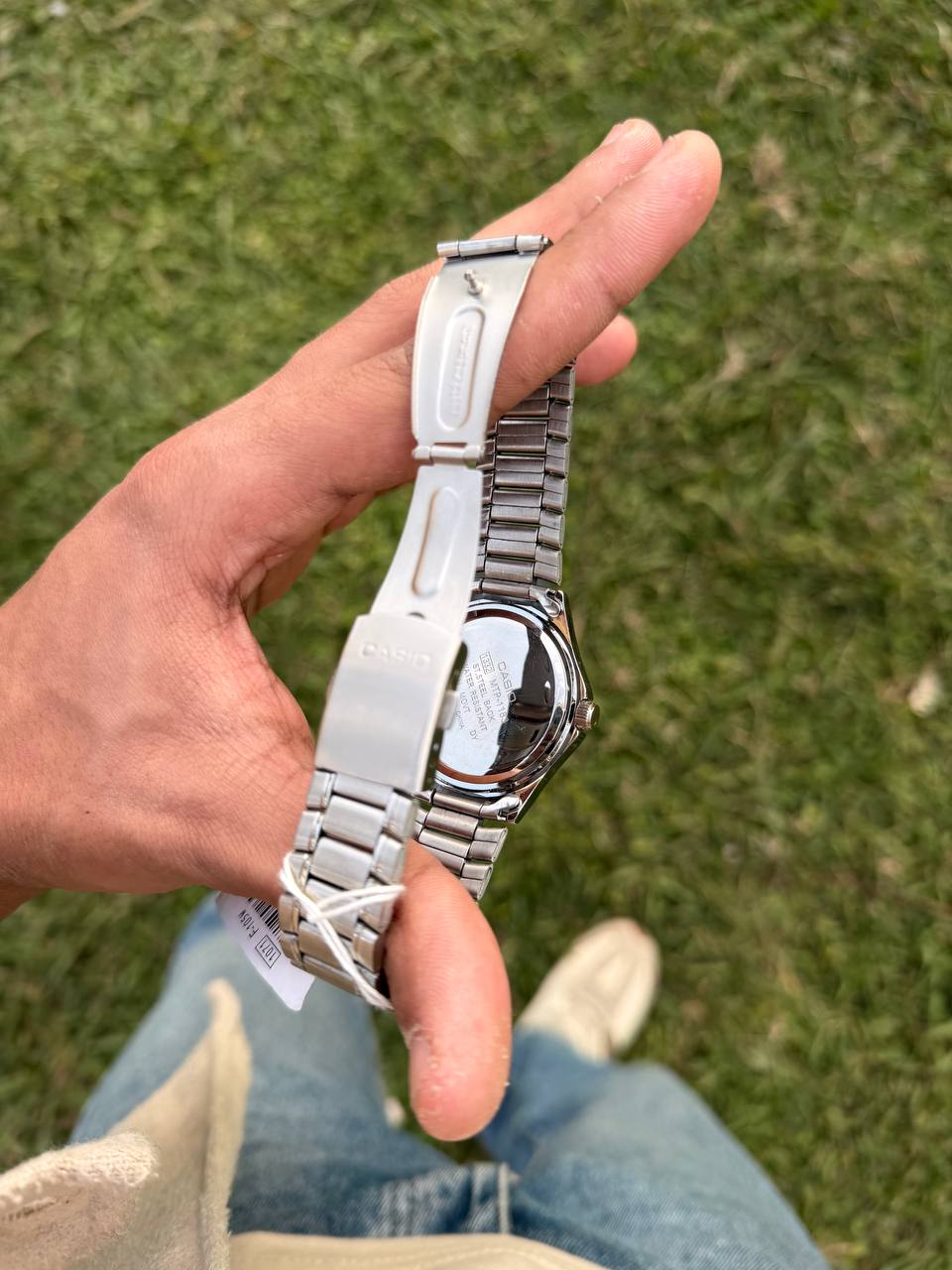 Arabic Casio Watch"Blue-silver"