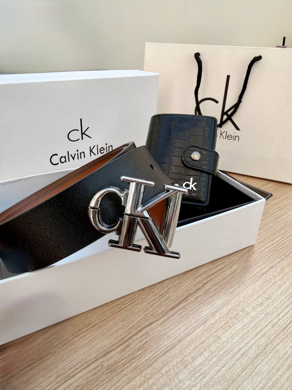 Calvin Klein Belt-Wallet Bundle