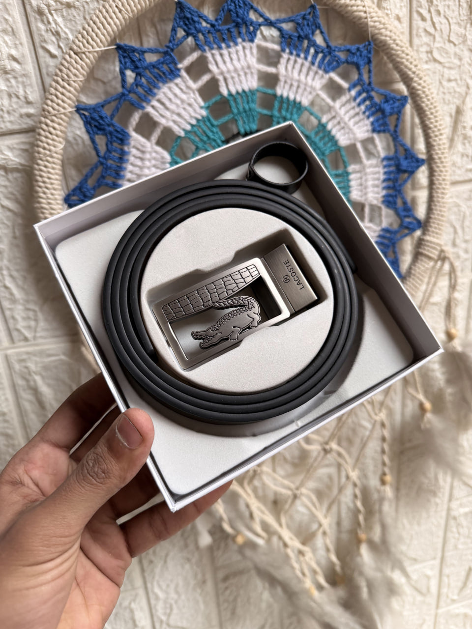 Lacoste Double-Face Leather Belt